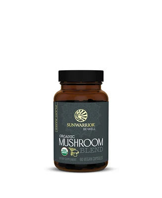 Sunwarrior Be Well Organic Mushroom Blend Capsules, Sunwarrior, 60ct