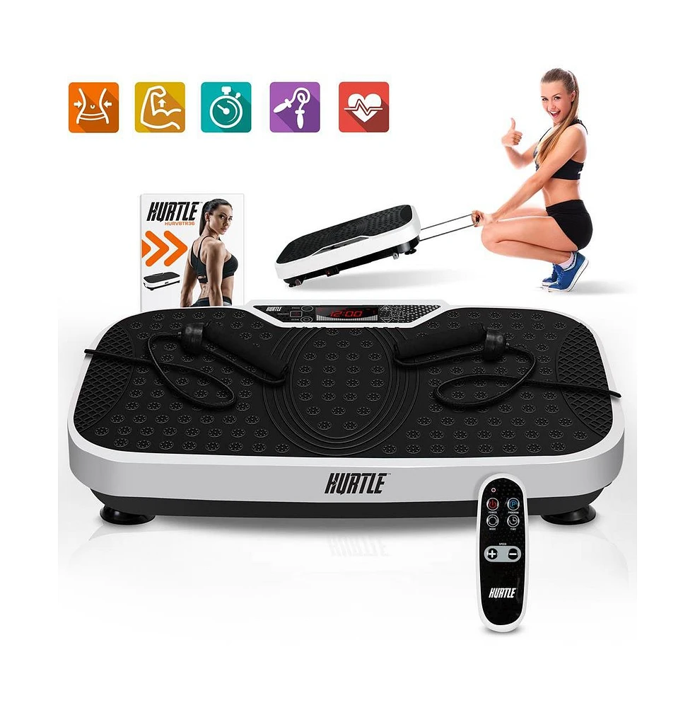 Hurtle Core Fitness Training Vibration Machine With Adjustable Speed