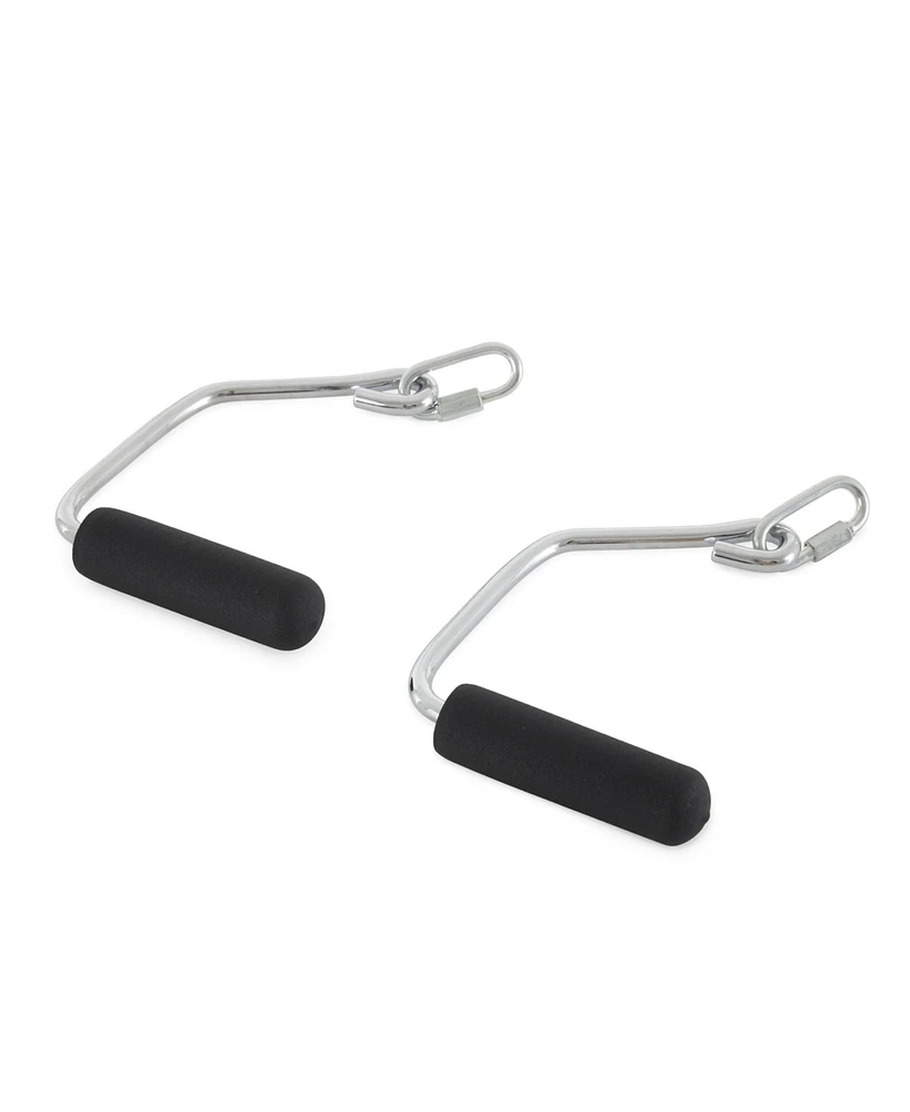 Total Gym 17500 Open Ended Chrome Handles for Home Workout Machines