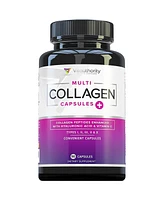 Vitauthority Multi Collagen Capsules, Collagen Peptides Supplement for Hair, Skin, Nails & Joints, Vitauthority, 90ct