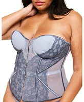 Adore Me Plus Padma Sweetheart Corset & G-String Set