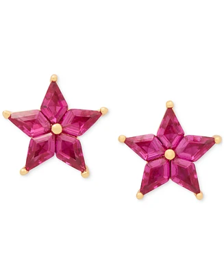 Kate Spade New York Cosmos Gold-Tone Cubic Zirconia Star Stud Earrings