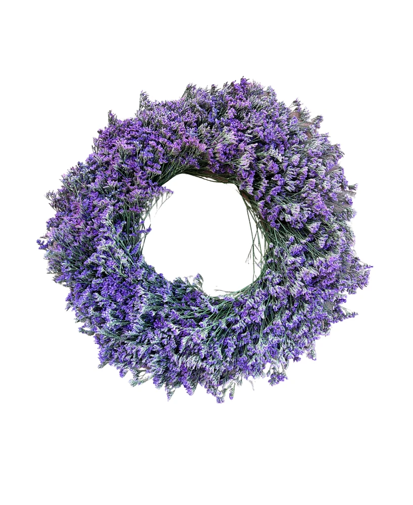 GreenishBlu Long Lasting Shades of Purple Misty Real Wreath, 22"