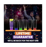 Swooc Unbreakable Tall Shot Glasses Set of 6 (2oz) - 250x Stronger Than Glass, 25x Stronger Than Acrylic
