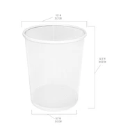 Seville Classics 2-Pack 6-Gallon Round Mesh Wastebasket Recycling Bin