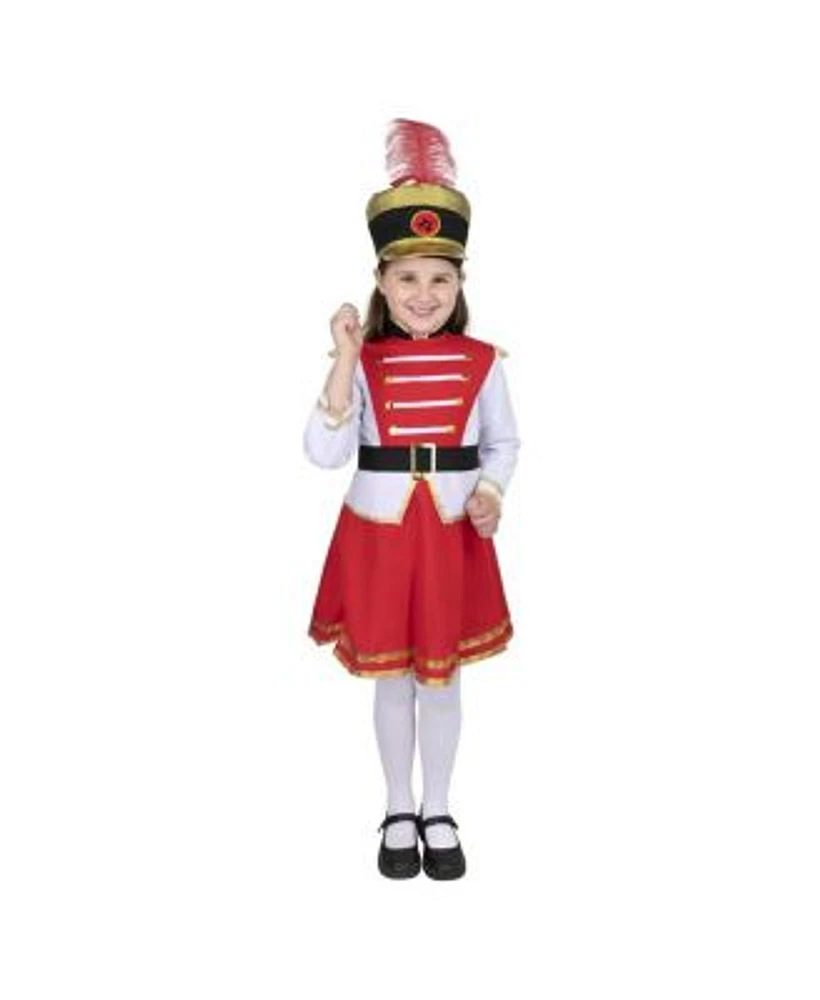 Dress Up America Drum Majorette Dress Hat Costume Set Girls Kids