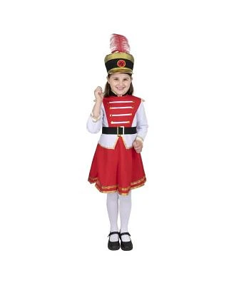 Dress Up America Drum Majorette Dress Hat Costume Set Girls Kids