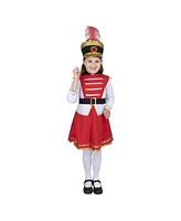 Dress Up America Drum Majorette Dress Hat Costume Set Girls Kids