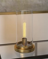 Hudson & Canal 13" Metal Perabo Tall Uplight Mini Lamp