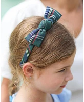 Bits & Bows Girls Plaid Bow Headband