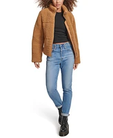 Levi's Women's Stand Collar Sherpa Puffer Jacket