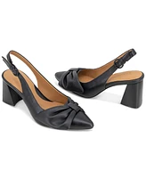 Gentle Souls Women's Diana Pointed-Toe Slingback Pumps