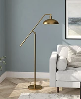 Hudson & Canal 62" Metal Devon Boom Arm Floor Lamp