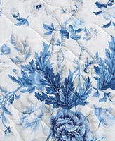 Laura Ashley Breezy Floral Reversible -Pc. Quilt Set