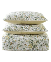 Laura Ashley Country Meadow Reversible 3-Pc. Comforter Set, King