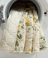 Laura Ashley Roses Reversible -Pc. Quilt Set