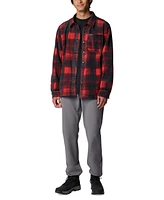 Columbia Men's Steens Mountain Ii Plaid Fleece Shirt Jacket