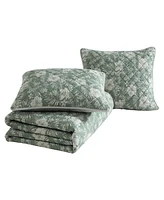 Tommy Bahama Home Hibiscus Jungle Reversible -Pc. Quilt Set