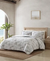 Tommy Bahama Home Beachway Blooms Reversible 3-Pc. Duvet Cover Set