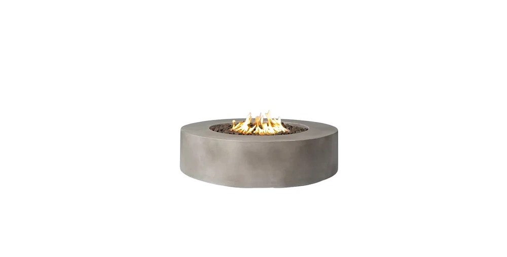 Mondawe 12" H Fiber Reinforced Concrete Outdoor Fire Pit Table