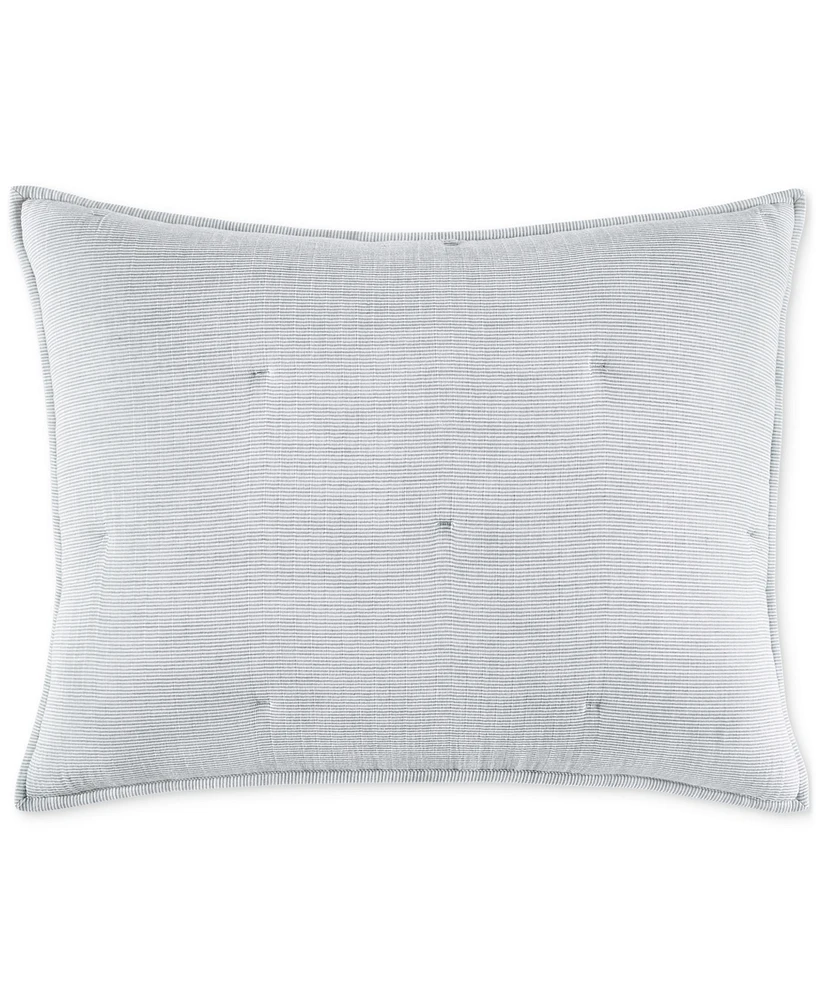 Oake Airy Gauze Stripe Sham, King, Exclusively at Macy's