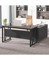 Tribesigns 55-Inch Executive Computer Desk with 43