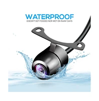 Pyle Compact Car Backup Camera with Night Vision, 170° Viewing Angle