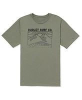 Hurley Men's Everyday H2O-Dri Horizon Line Slub Short Sleeve T-Shirt