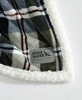 Eddie Bauer Trailhead Plaid Ultra Soft Plush Throw, 60" X 50"