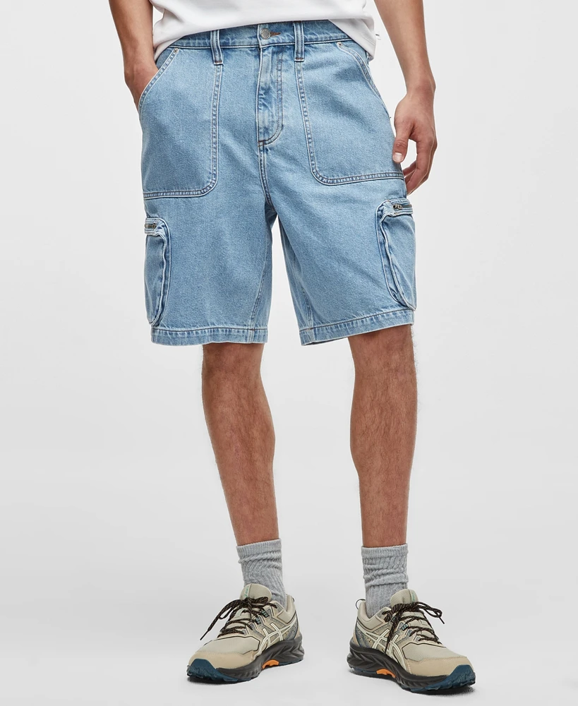 Mode of One Men's Cosell Cargo Jean Shorts, Exclusively at Macy's