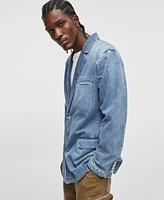 Mode of One Men's Berman Denim Blazer, Exclusively at Macy's