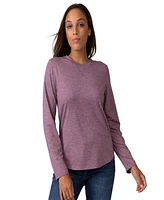 Free Country Women's Cloud Knit All Day Crew Neck Top