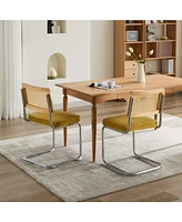 Set of 2 Mid-Century Modern Dining Chairs Stylish and Timeless Seating for Your Dining Room