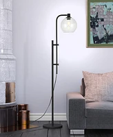 Hudson & Canal 68" Metal Antho Height-Adjustable Floor Lamp