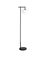 Hudson & Canal 68" Metal Blume Tall Arc Floor Lamp