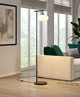 Hudson & Canal 68" Metal Blume Tall Arc Floor Lamp