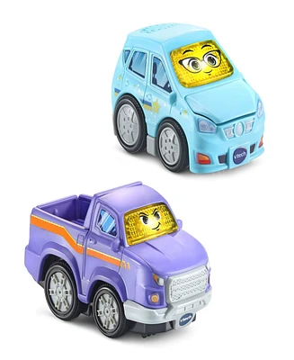 VTech Go Smart Wheels Family Adventure 2-Pack Tough Truck, Family Car