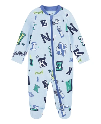 Nike Baby Girls or Boys Printed Footed Coverall