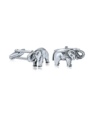 Bling Jewelry Good Luck Elephant Cufflinks Republican Political Sterling Silver