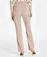 Tahari Asl Women's Straight-Leg Cargo Pants