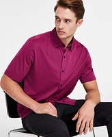 Alfani Men's Solid Button-Down Shirt, Exclusively at Macy's