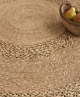 Nourison Home Natural Seagrass NSG01 6'x6' Round Area Rug