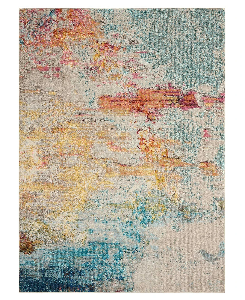 Nourison Home Celestial CES02 6'7"x9'7" Area Rug