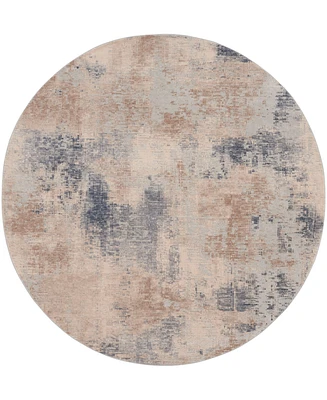 Nourison Home Rustic Textures RUS02 7'10"x7'10" Round Area Rug