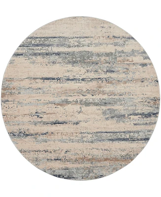 Nourison Home Rustic Textures RUS04 5'3"x5'3" Round Area Rug