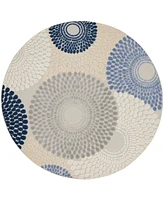 Nourison Home Aloha ALH29 7'10"x7'10" Round Area Rug