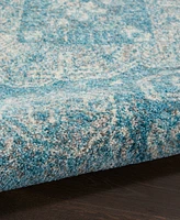 Nourison Home Tranquil TRA13 5'3"x5'3" Round Area Rug