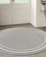 Nourison Home Nourison Essentials NRE02 6'x6' Round Area Rug