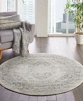 Nourison Home Tranquil TRA05 7'10"x7'10" Round Area Rug