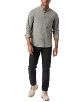 Bass Outdoor Men's Classic Fit Heathered Button-Down Flannel Shirt